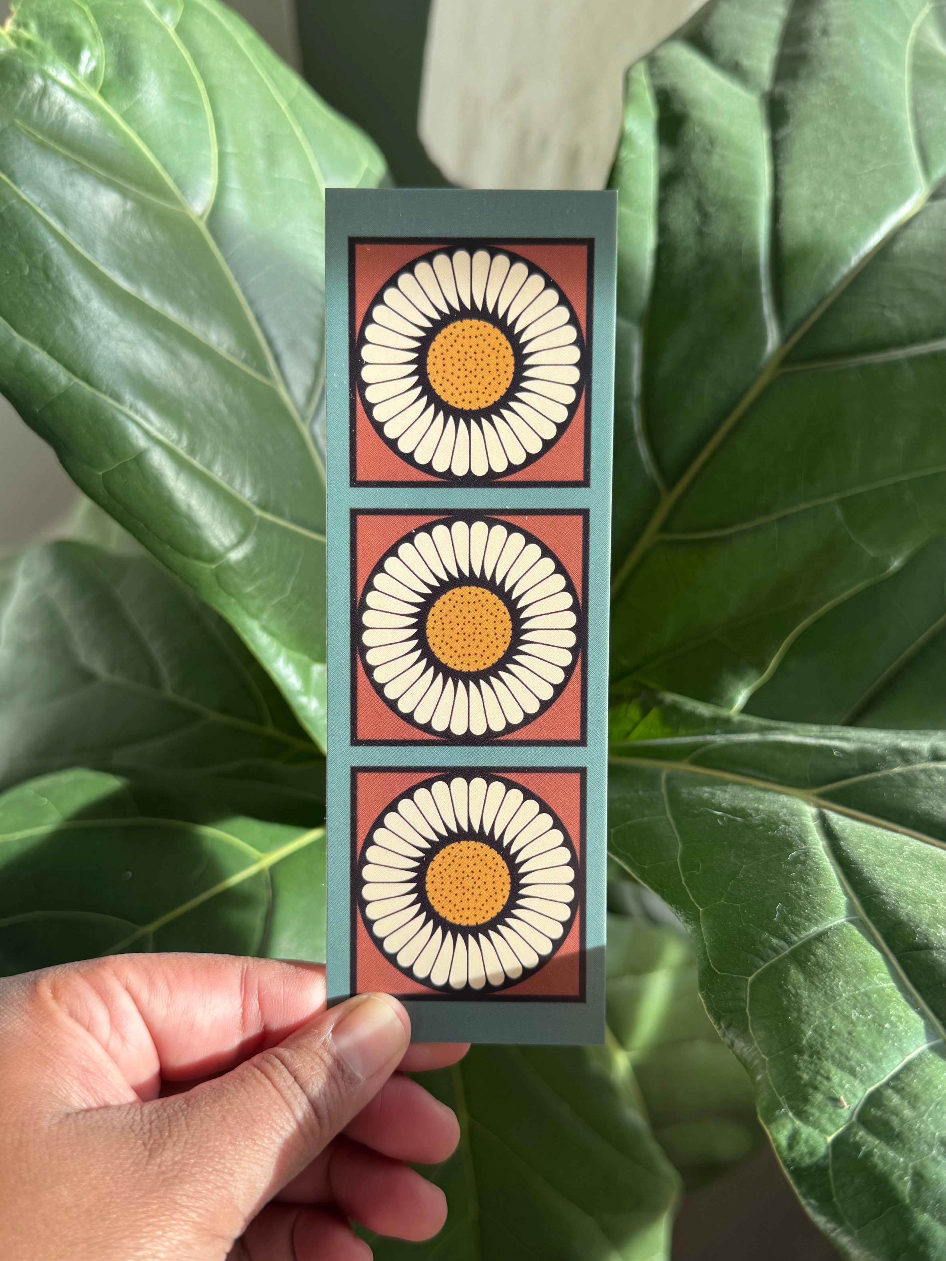 White Daisy Bookmark