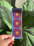 Plum Daisy Bookmark